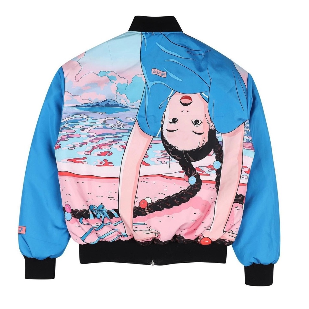 Limited edition reversible peggy goods/peggy gou “I GO” bomber jacket